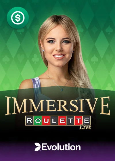 Ruleta europea online - Immersive roulette live
